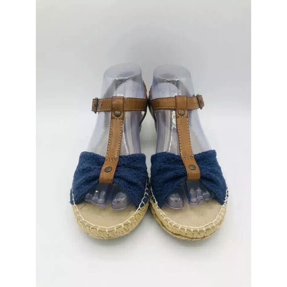 Cliffs Sandals Womens Size 7 M by White Mountain Cheerio T-Strap Espadrille Shoe - Picture 2 of 9